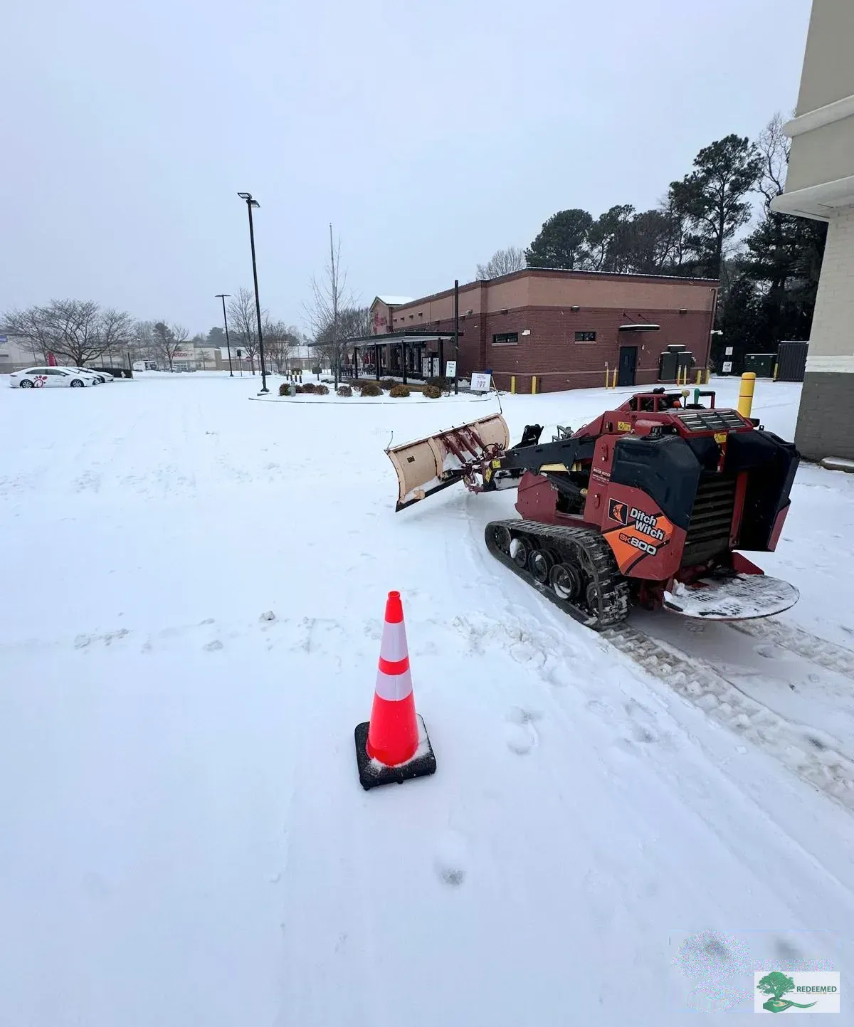 Salt Spreading De-icing